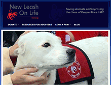 Tablet Screenshot of newleash.org